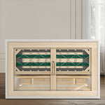 【高級感溢れる】天然素材使用の極上ソファー|パイン&ラテックス&ダウン充填|本革&合成皮革コンビネーション hxl-1264