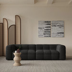 モダンシープボアソファー | ダウン・パイン・オーク素材 | スタイリッシュなリビング空間を演出する最高の座り心地 hxy-5160