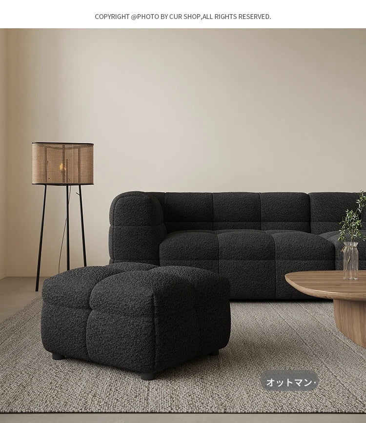 パインオーク製のブラックソファー|スタイリッシュなデザインでリビングを格上げ! hxy-5164