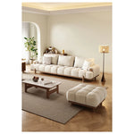 シンプルでスタイリッシュなアッシュ材エアレザーソファー - 快適なリビング空間を演出! hyc-3115