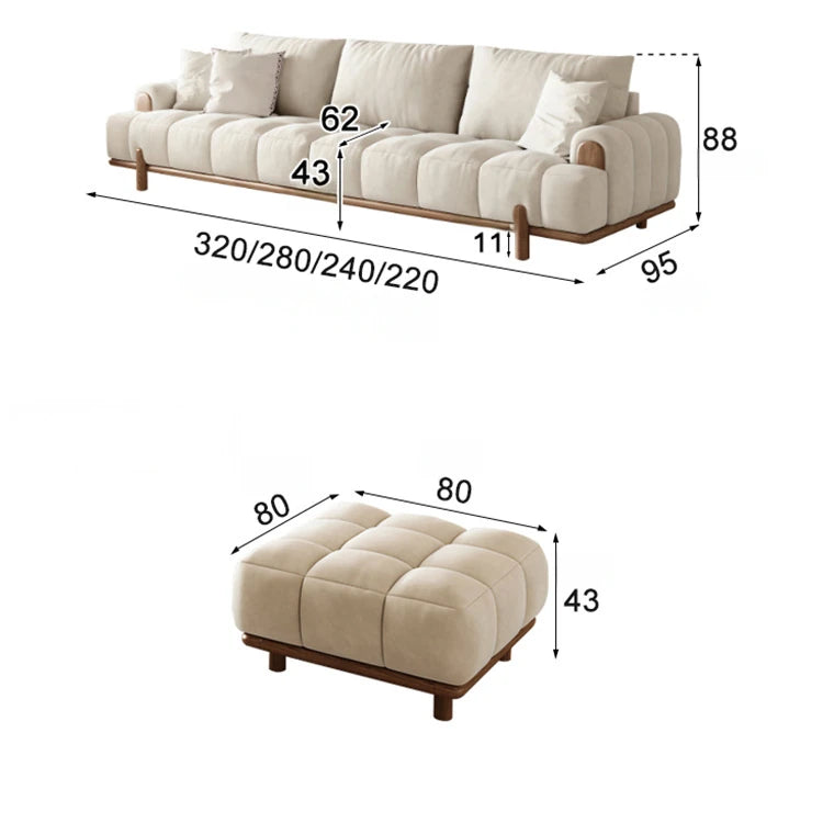 シンプルでスタイリッシュなアッシュ材エアレザーソファー - 快適なリビング空間を演出! hyc-3115