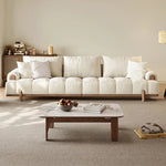 シンプルでスタイリッシュなアッシュ材エアレザーソファー - 快適なリビング空間を演出! hyc-3115