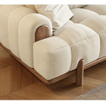 シンプルでスタイリッシュなアッシュ材エアレザーソファー - 快適なリビング空間を演出! hyc-3115