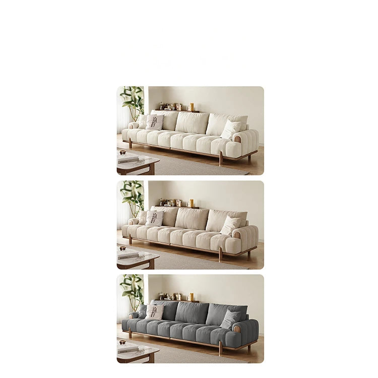 シンプルでスタイリッシュなアッシュ材エアレザーソファー - 快適なリビング空間を演出! hyc-3115