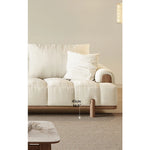 シンプルでスタイリッシュなアッシュ材エアレザーソファー - 快適なリビング空間を演出! hyc-3115