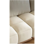 シンプルでスタイリッシュなアッシュ材エアレザーソファー - 快適なリビング空間を演出! hyc-3115