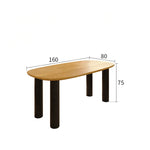 無垢材テーブル|シンプルモダンデザイン|ダイニング&ワークスペース兼用|温かみのあるナチュラルウッド hyc-3120