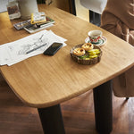 無垢材テーブル|シンプルモダンデザイン|ダイニング&ワークスペース兼用|温かみのあるナチュラルウッド hyc-3120