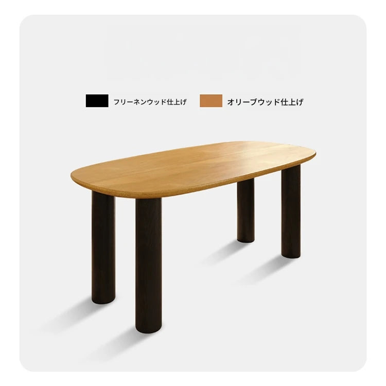 無垢材テーブル|シンプルモダンデザイン|ダイニング&ワークスペース兼用|温かみのあるナチュラルウッド hyc-3120