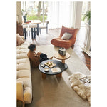 無垢材センターテーブル|シンプルでスタイリッシュなリビング家具|心地よい空間作りに最適 hyc-3123