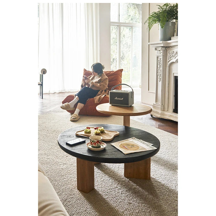 無垢材センターテーブル|シンプルでスタイリッシュなリビング家具|心地よい空間作りに最適 hyc-3123