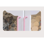 かわいい無垢材ガラスキャビネット|色彩豊かな収納でおしゃれ空間を実現 hyj-2300