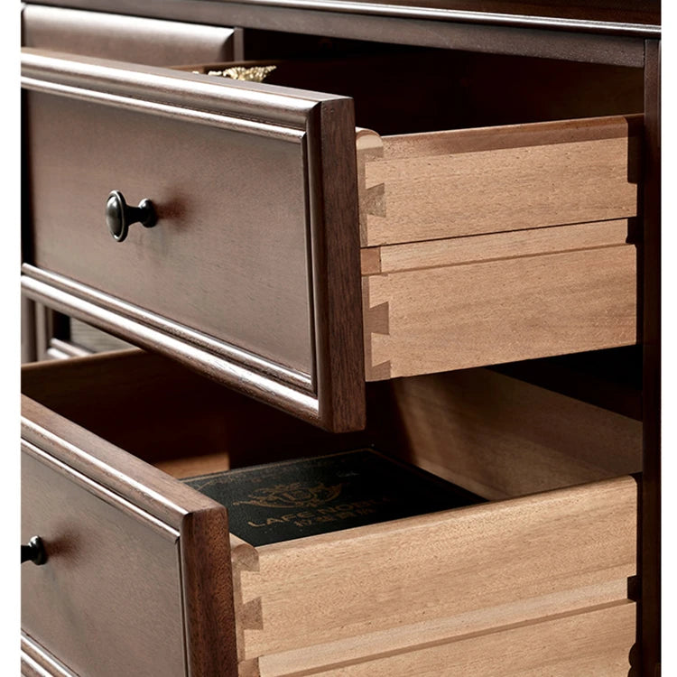 高級感のある無垢材テレビキャビネット - 強化ガラス扉付き、エレガントなリビングの主役 hyjyj-4262