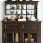 高級無垢材ラックセット|エレガントなリビング&ベッドルームデザイン hyjyj-4275