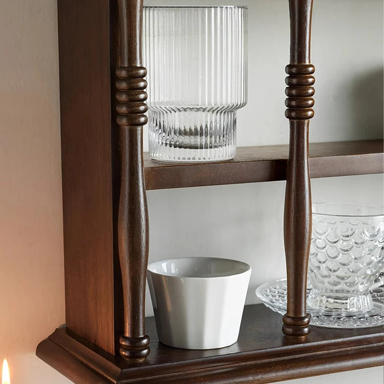 高級無垢材ラックセット|エレガントなリビング&ベッドルームデザイン hyjyj-4275