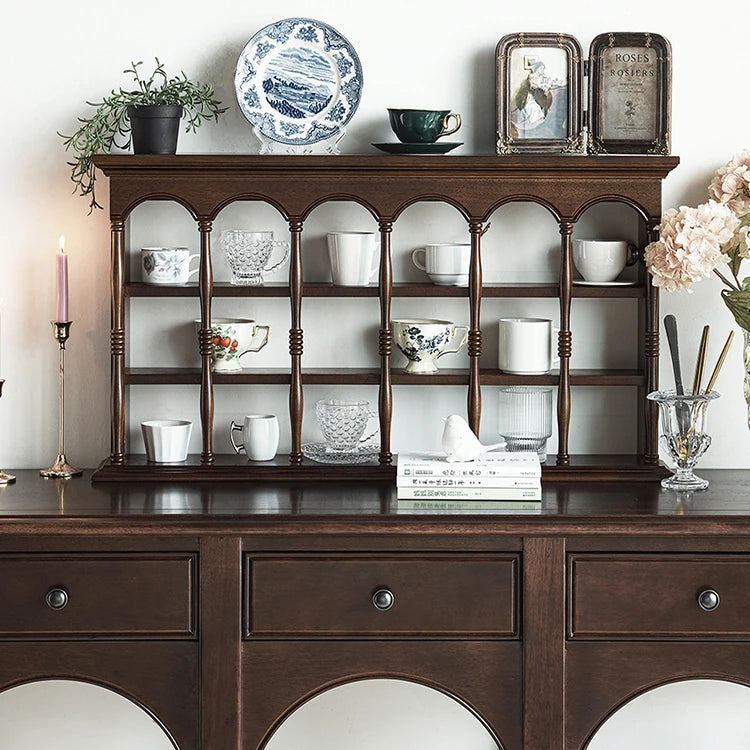 高級無垢材ラックセット|エレガントなリビング&ベッドルームデザイン hyjyj-4275