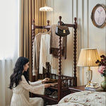 高級感のある無垢材コートハンガー - エレガントなホームアクセント hyjyj-4277