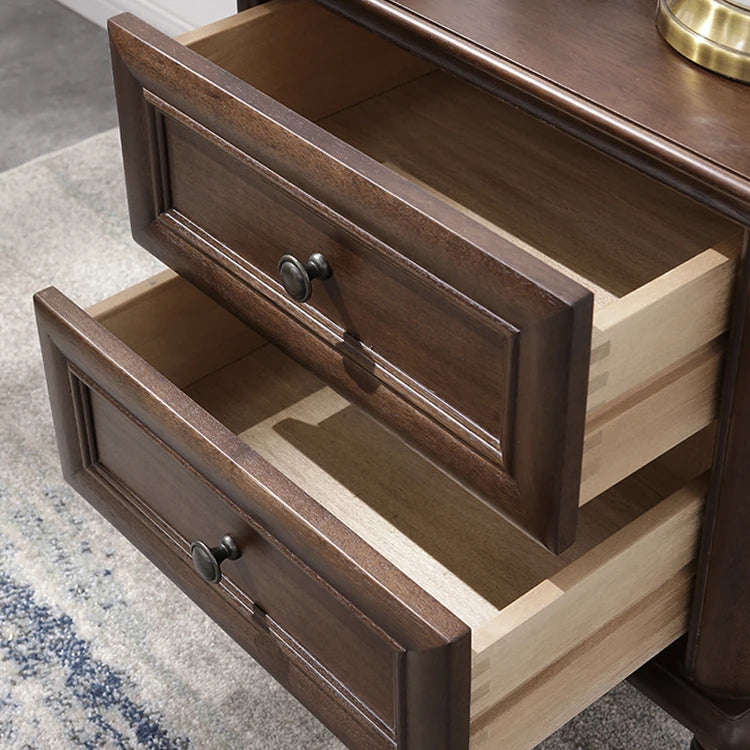 高級無垢材ナイトテーブル|エレガントなデザインでリビングを格上げ hyjyj-4282