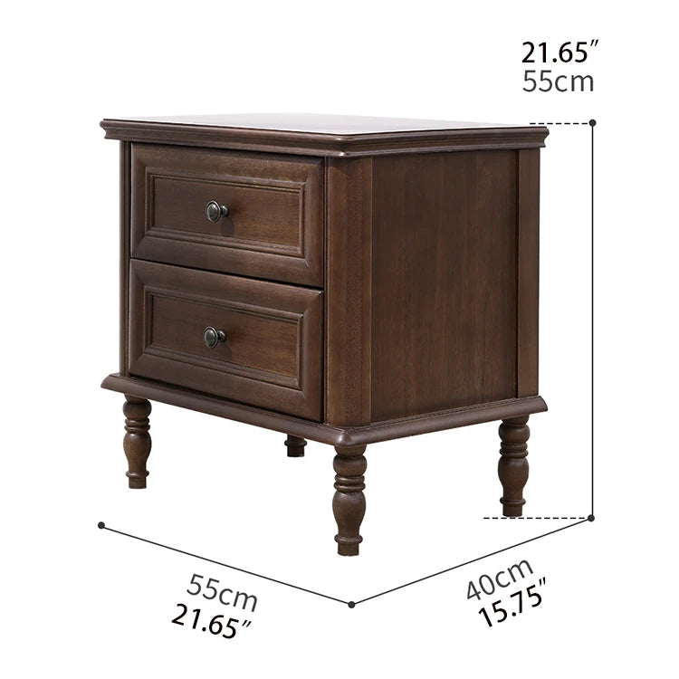 高級無垢材ナイトテーブル|エレガントなデザインでリビングを格上げ hyjyj-4282