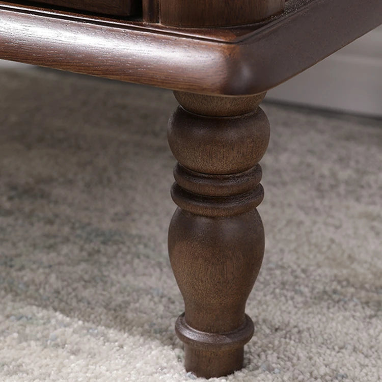 高級無垢材ナイトテーブル|エレガントなデザインでリビングを格上げ hyjyj-4282