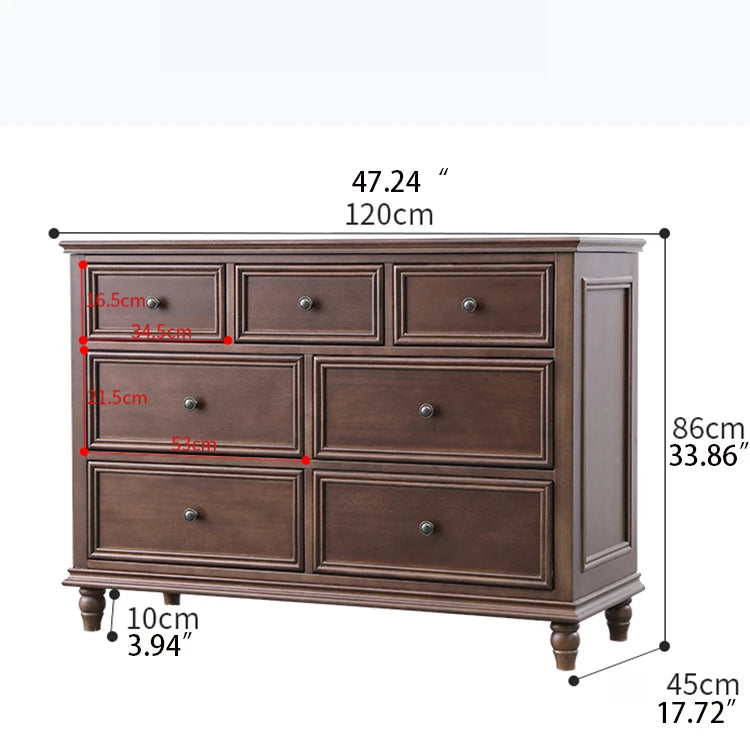 高級感溢れる無垢材キャビネット|クラシックなデザインでリビングにぴったり hyjyj-4287