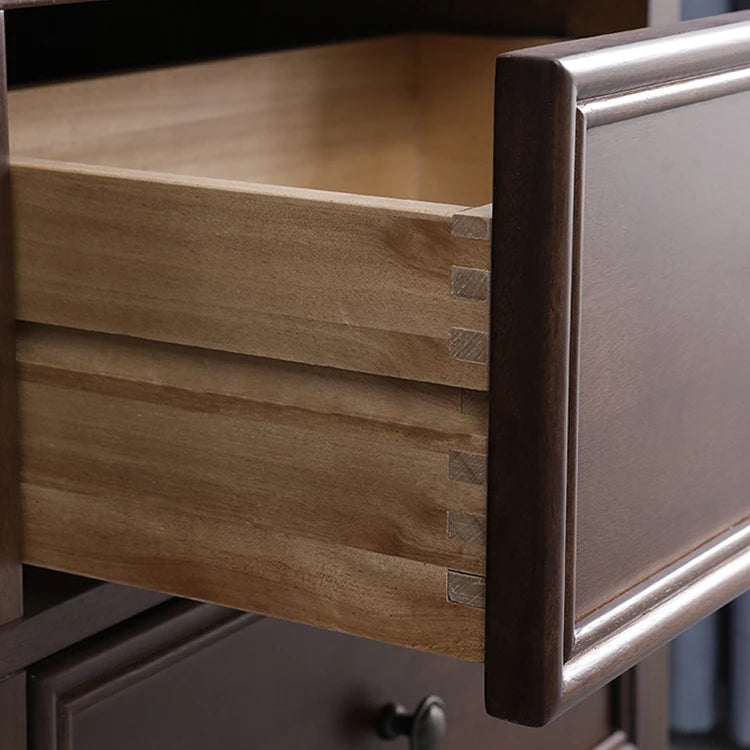 高級感溢れる無垢材キャビネット|クラシックなデザインでリビングにぴったり hyjyj-4287