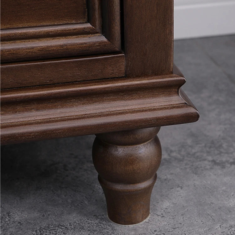 高級感溢れる無垢材キャビネット|クラシックなデザインでリビングにぴったり hyjyj-4287