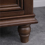 高級感溢れる無垢材キャビネット|クラシックなデザインでリビングにぴったり hyjyj-4287