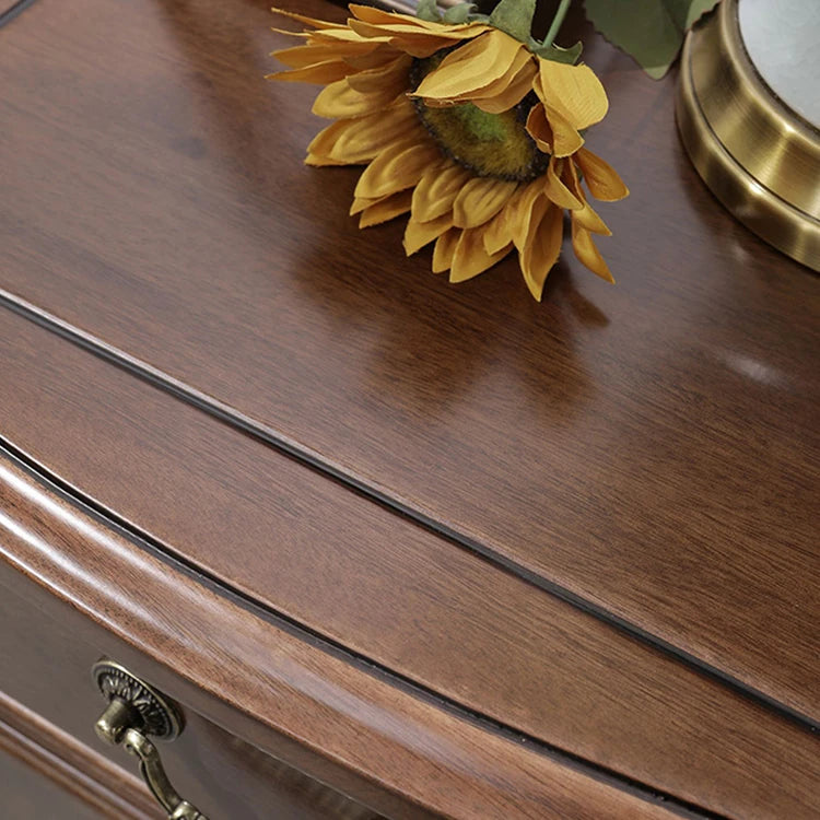 高級感漂う無垢材ナイトテーブル|贅沢な寝室インテリアにピッタリの木製家具 hyjyj-4290