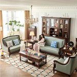 高級感あふれるチェリー材テーブル|上質リビングの必需品 hyjyj-4297