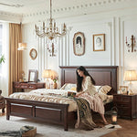 高級感あふれるチェリー材テーブル|上質リビングの必需品 hyjyj-4297