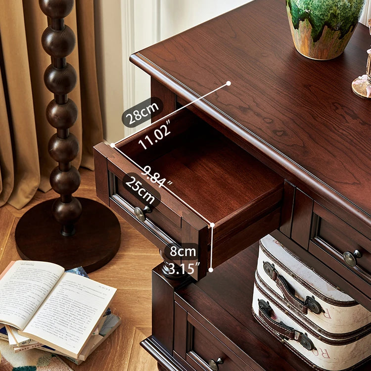 高級感あふれるチェリー材テーブル|上質リビングの必需品 hyjyj-4297