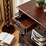 高級感あふれるチェリー材テーブル|上質リビングの必需品 hyjyj-4297