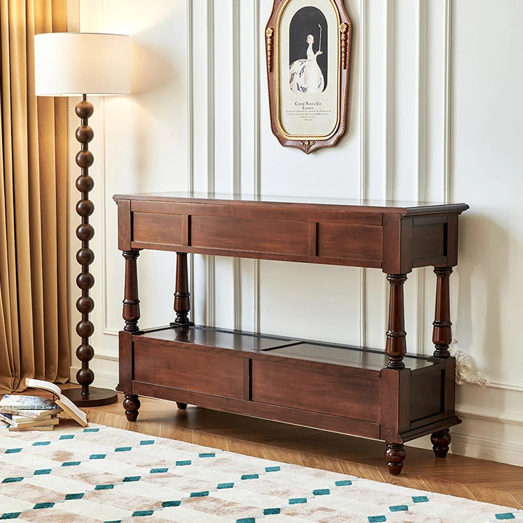 高級感あふれるチェリー材テーブル|上質リビングの必需品 hyjyj-4297