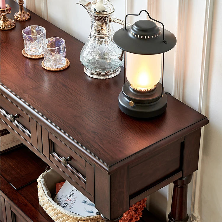 高級感あふれるチェリー材テーブル|上質リビングの必需品 hyjyj-4297