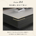 リビングを上質にするセラミック天板サイドテーブル モダンホワイトデザイン/センターテーブルにも hykg-5865