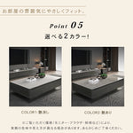 リビングを上質にするセラミック天板サイドテーブル モダンホワイトデザイン/センターテーブルにも hykg-5865