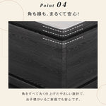 リビングセンターテーブル セラミック天板×木目調グレー モダンデザインの引き出し収納ローテーブル hykg-5874