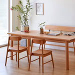 高級オーク チェリー ウォールナット使用のデザインチェアhykmq-740