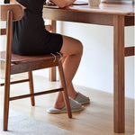 高級オーク チェリー ウォールナット使用のデザインチェアhykmq-740