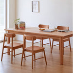 高級オーク チェリー ウォールナット使用のデザインチェアhykmq-740