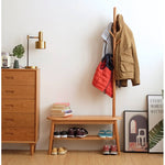 チェリー材とウォールナット使用 高品質スツール - モダンデザインと耐久性 hykmq-742