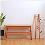 チェリー材とウォールナット使用 高品質スツール - モダンデザインと耐久性 hykmq-742