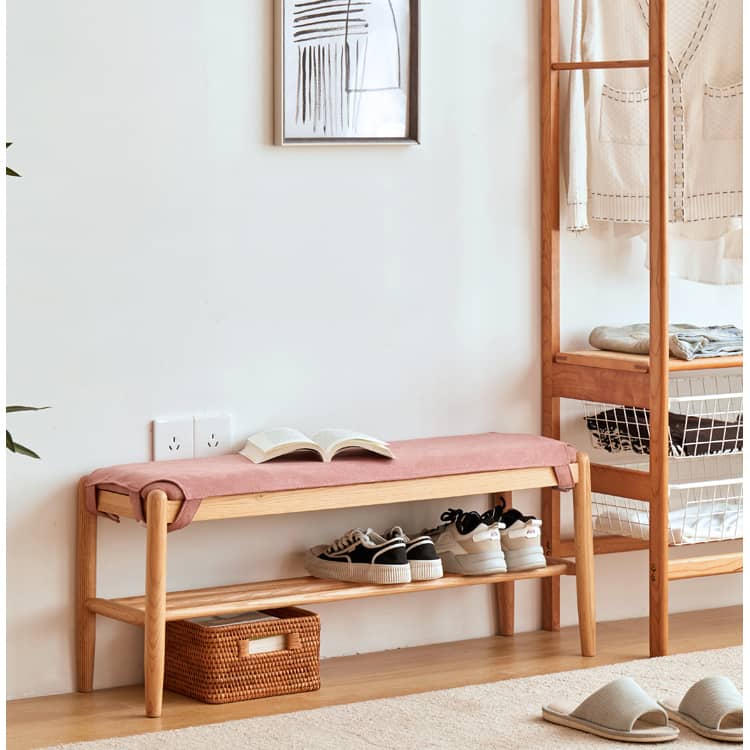 チェリー材?コットン?レッドオーク?ウォールナット製スツール - 高品質&スタイリッシュデザイン hykmq-744