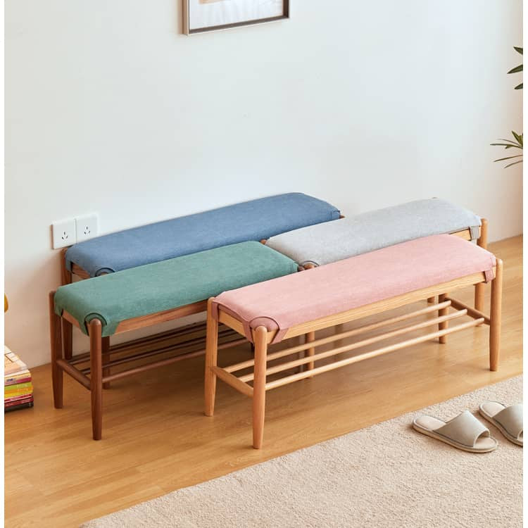 チェリー材?コットン?レッドオーク?ウォールナット製スツール - 高品質&スタイリッシュデザイン hykmq-744