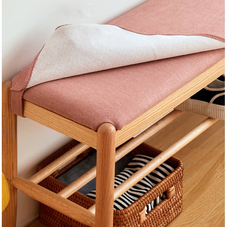 チェリー材?コットン?レッドオーク?ウォールナット製スツール - 高品質&スタイリッシュデザイン hykmq-744