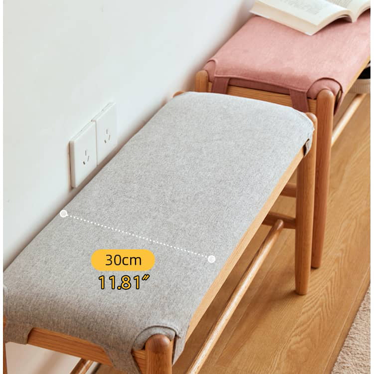 チェリー材?コットン?レッドオーク?ウォールナット製スツール - 高品質&スタイリッシュデザイン hykmq-744