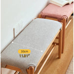 チェリー材?コットン?レッドオーク?ウォールナット製スツール - 高品質&スタイリッシュデザイン hykmq-744