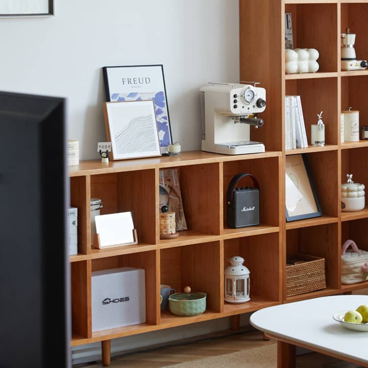 チェリー材多層板キャビネット|おしゃれな収納家具 hykmq-759