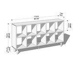 チェリー材多層板キャビネット|おしゃれな収納家具 hykmq-759